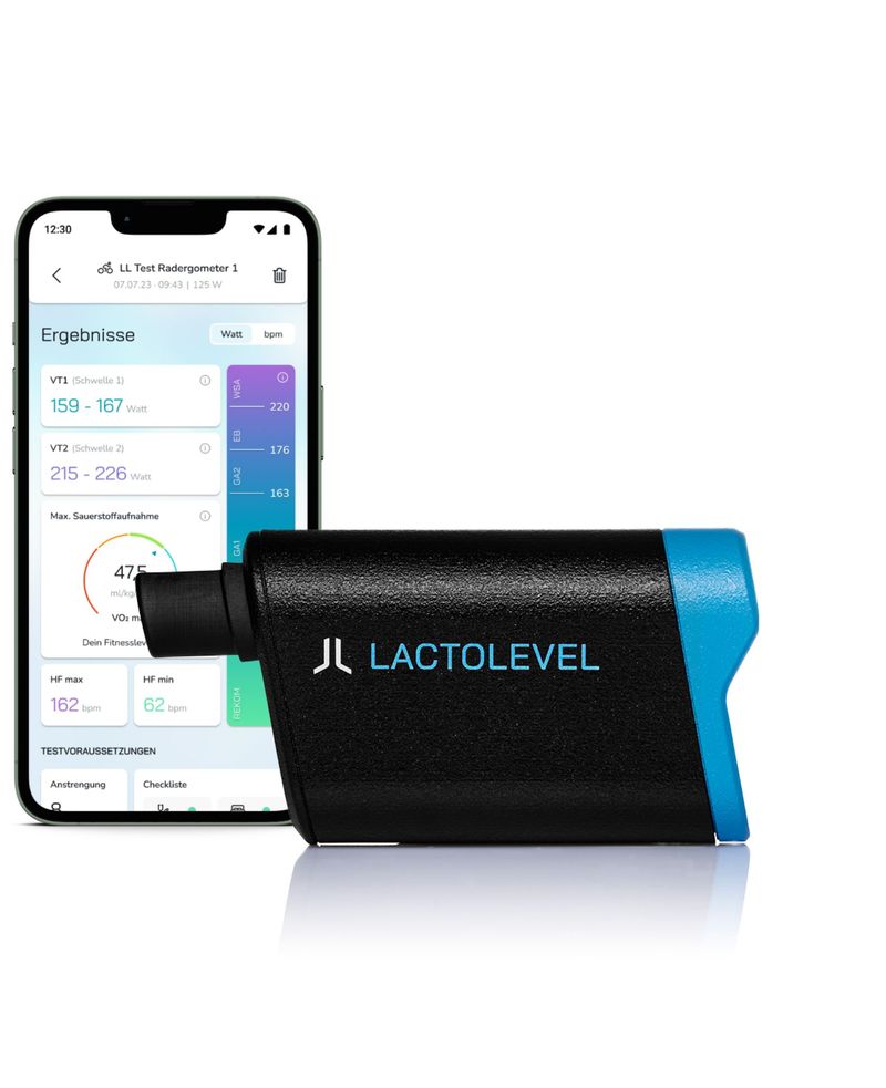 Leistungsdiagnostik Spiroergometrie mit dem Lactolevel