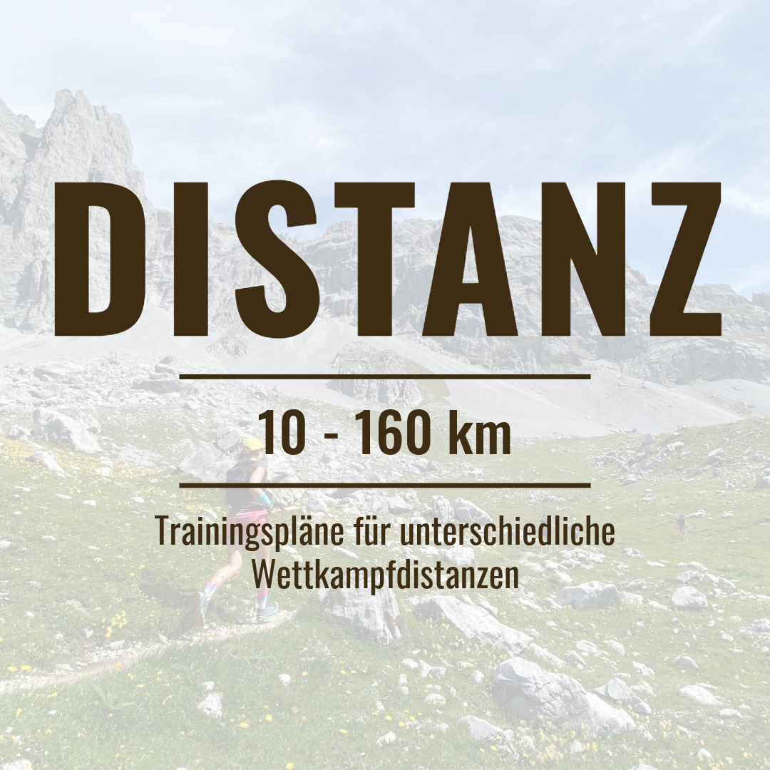 Trailrunning Trainingspläne nach Distanz